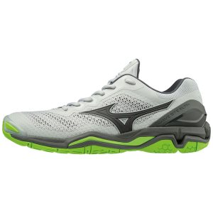 Mizuno Wave Stealth V Mens Handball Shoes Canada - Grey